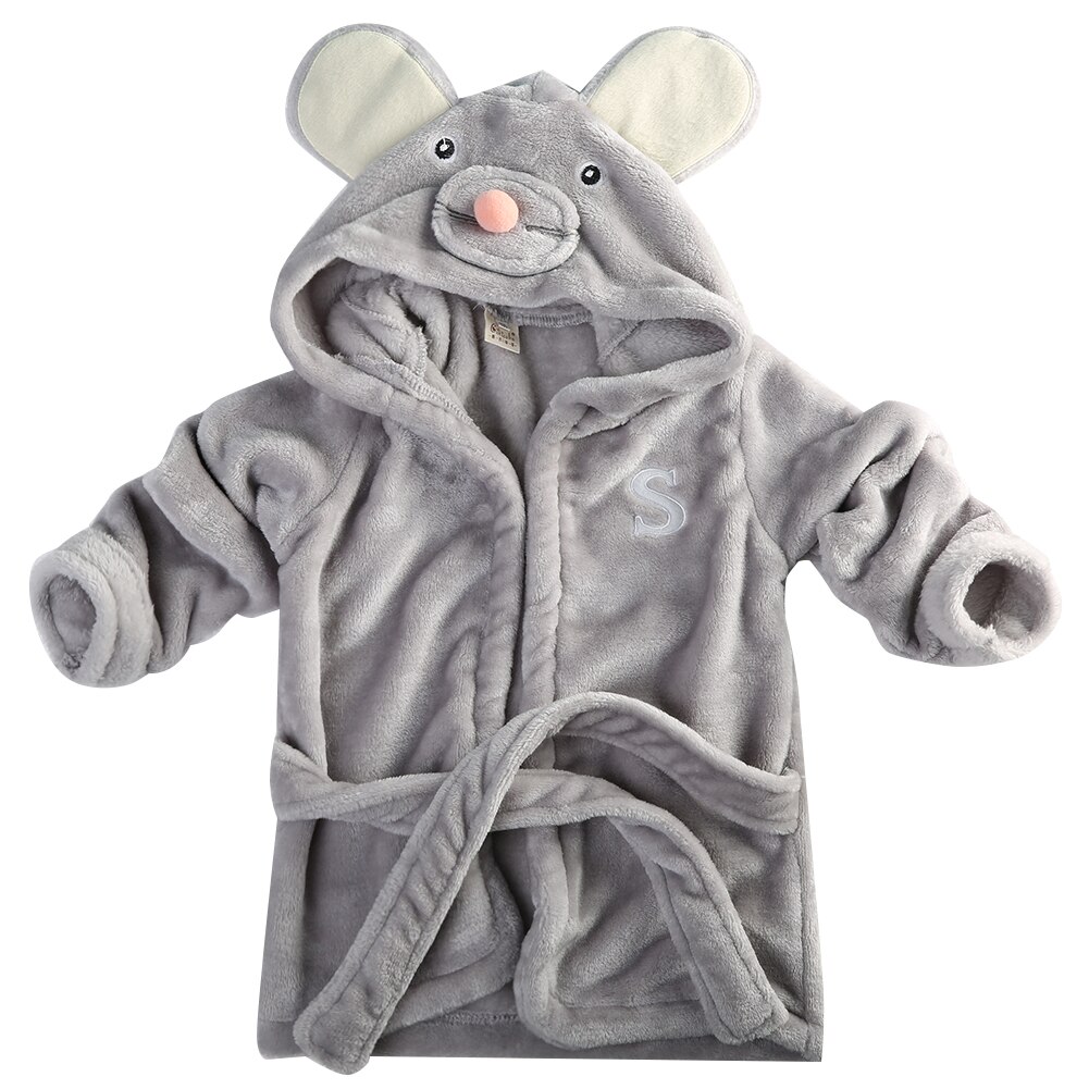 Baby Robe Animal Design with Hoodie